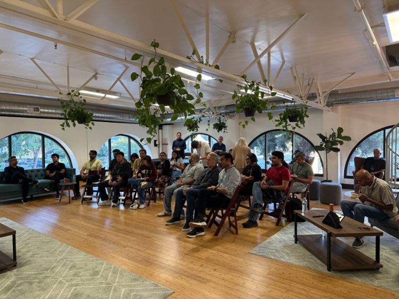 A full room in Redwood City — Excellence in Tech, Aug 19, 2026