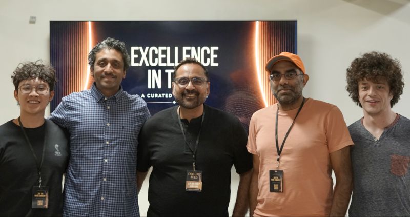 Guests at the Excellence in Tech backdrop — Excellence in Tech, Sep 23, 2026